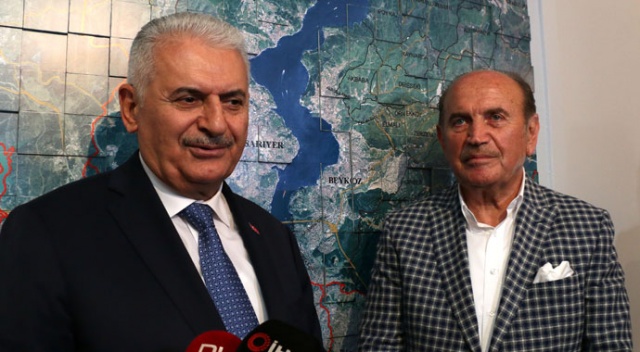 Binali Yıldırım'dan Kadir Topbaş'a ziyaret