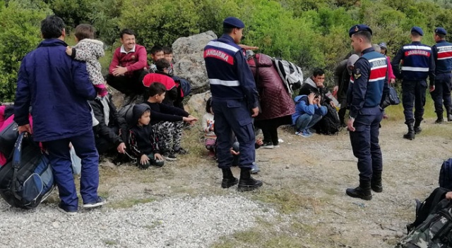 Çanakkale’de 64 mülteci yakalandı
