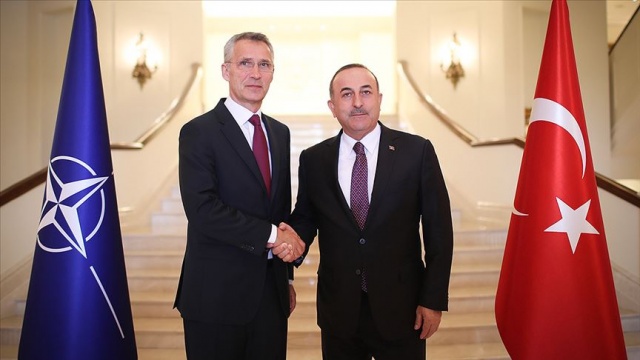 Çavuşoğlu, Stoltenberg ile bir araya geldi Çavuşoğlu, Stoltenberg ile bir araya geldi