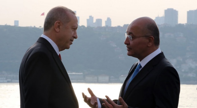 Cumhurbaşkanı Erdoğan, Irak Cumhurbaşkanı Berham Salih ile görüştü