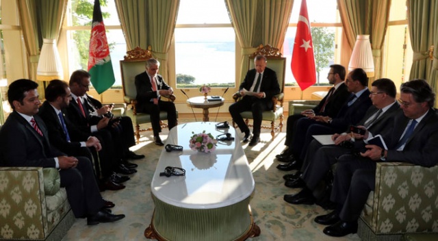 Cumhurbaşkanı Erdoğan yabancı devlet başkanlarını ağırladı