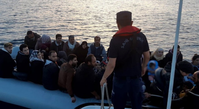 Didim’de 68 düzensiz göçmen yakalandı Didim’de 68 düzensiz göçmen yakalandı