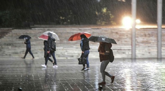 Meteoroloji'den gök gürültülü sağanak uyarısı