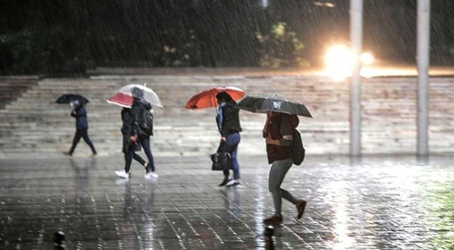 Meteorolojiden sağanak uyarısı Meteorolojiden sağanak uyarısı