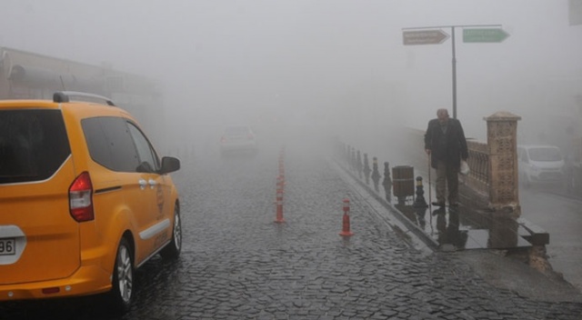 Meteorolojiden sağanak ve sis uyarısı Meteorolojiden sağanak ve sis uyarısı