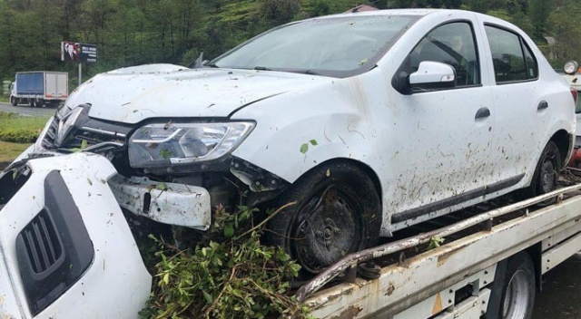 MHP MYK üyeleri Rize'de kaza yaptı: 3 yaralı