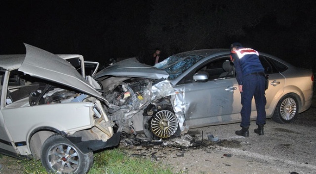 Ödemiş&#039;te kaza: 1 ölü, 3 yaralı