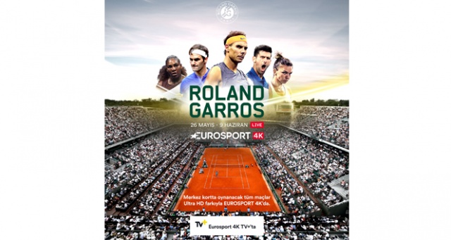 Roland Garros’a özel 4K yayın