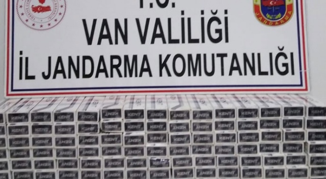 Saray’da bin 960 paket kaçak sigara ele geçirildi