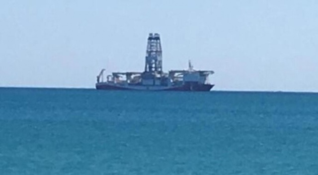 'Yavuz' gemisi Mersin açıklarına ulaştı 'Yavuz' gemisi Mersin açıklarına ulaştı