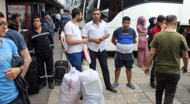 15 Temmuz Demokrasi Otogarı’nda bayram yoğunluğu devam ediyor