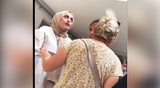 Başörtülü kadına CHP’lilerden çirkin saldırı Başörtülü kadına CHP’lilerden çirkin saldırı