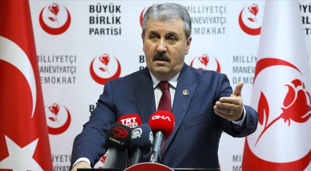 BBP Genel Başkanı Destici: Cumhurbaşkanı ve hükümetin duruşunu destekliyoruz BBP Genel Başkanı Destici: Cumhurbaşkanı ve hükümetin duruşunu destekliyoruz