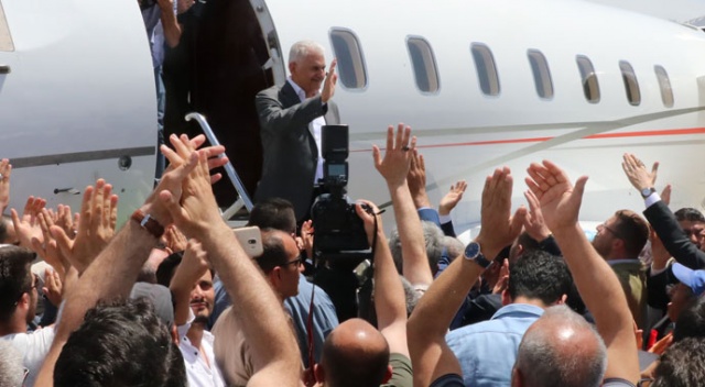 Binali Yıldırım&#039;a baba ocağında yoğun ilgi