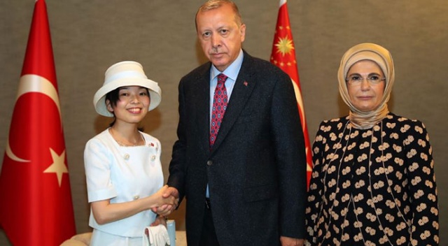 Cumhurbaşkanı Erdoğan, Altes Prenses Akiko ile görüştü Cumhurbaşkanı Erdoğan, Altes Prenses Akiko ile görüştü