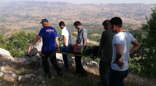 Doğa yürüyüşüne çıkan şahıs kayalıklardan düştü
