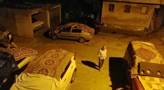 Dolu uyarısından sonra hemen harekete geçtiler!