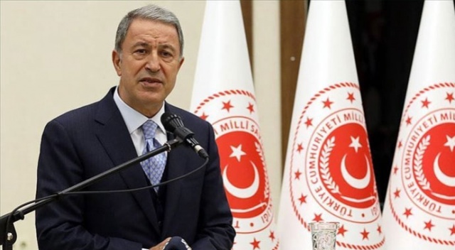 Milli Savunma Bakanı Akar'dan şehitler için başsağlığı mesajı Milli Savunma Bakanı Akar'dan şehitler için başsağlığı mesajı
