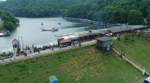 Şile Saklıgöl, bayram tatilinde doldu taştı