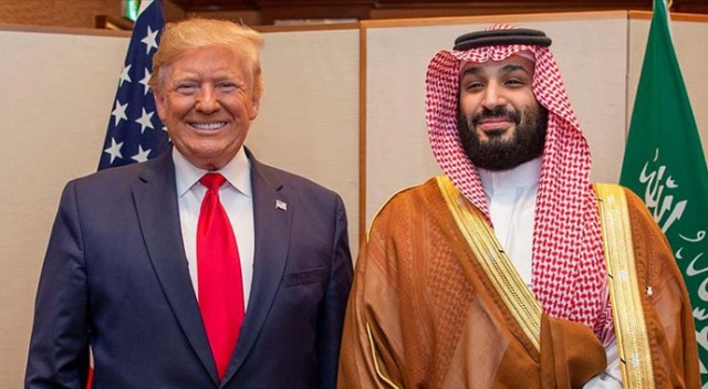 Trump, Suudi velaht Prens Muhammed bin Selman'la görüştü Trump, Suudi velaht Prens Muhammed bin Selman'la görüştü