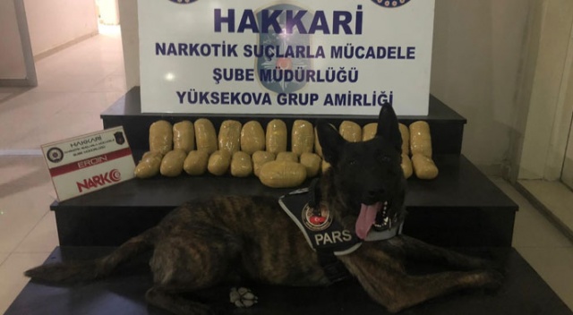 Yüksekova’da 13 kilo 500 gram eroin ele geçirildi