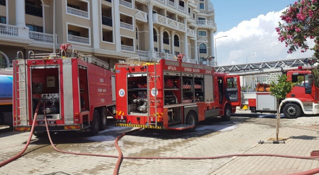 5 yıldızlı oteldeki yangın korkuttu