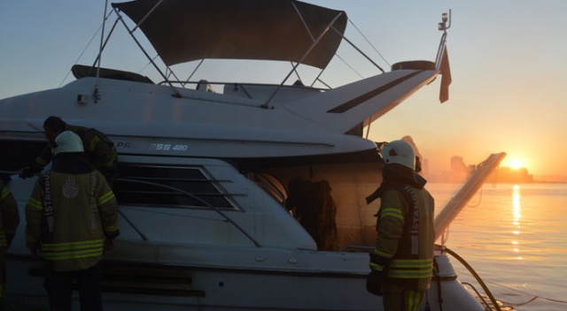 Ataköy Marina’da yangın Ataköy Marina’da yangın