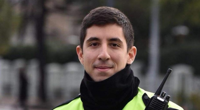 Ayrılığa dayanamayan polis meslektaşlarını hüzne boğdu