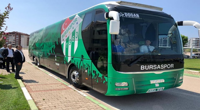 Bursaspor'un takım otobüsü geri alındı Bursaspor'un takım otobüsü geri alındı