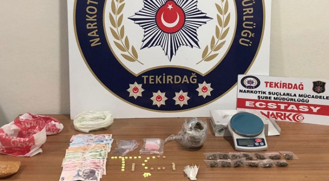 Çorlu’da uyuşturucu operasyonu: 3 gözaltı