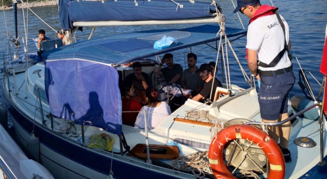 Dalaman açıklarında 27 kaçak göçmen yakalandı