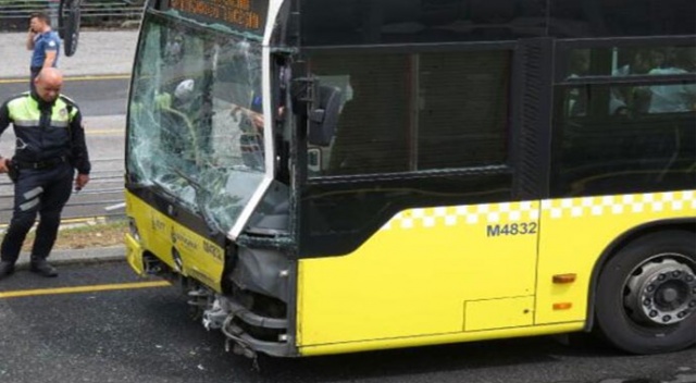 Metrobüste kaza: 11 yaralı