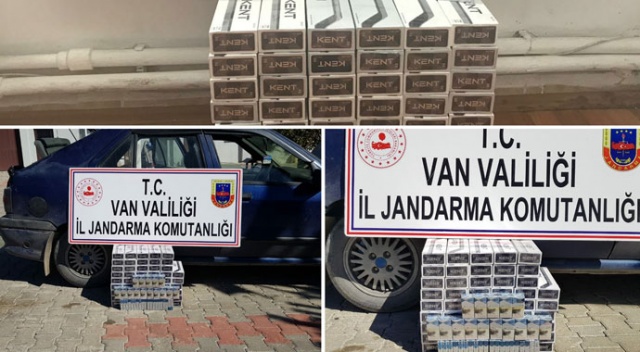 Muradiye’de kaçak sigara ele geçirildi
