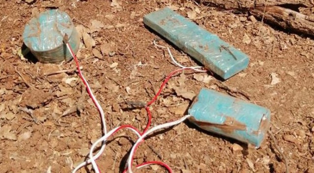 Siirt&#039;te teröristlerin tuzakladığı 3 el yapımı patlayıcı bulundu