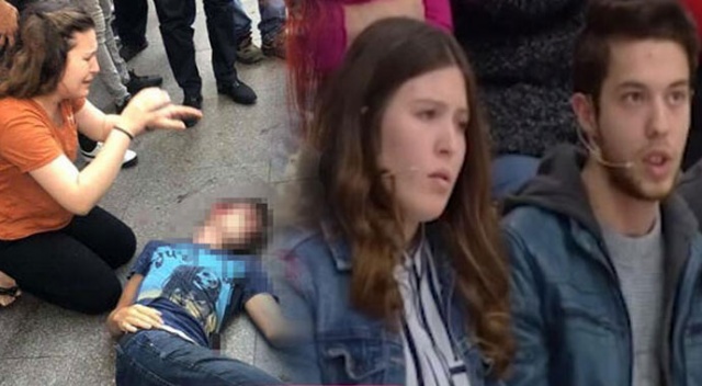 Eşi ve bebeğinin önünde öldürüldü