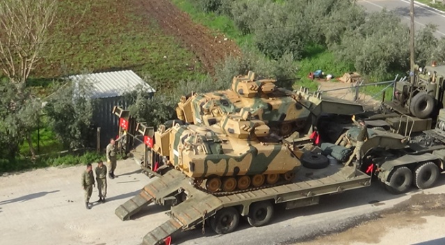 Suriye sınırına tank sevkıyatı sürüyor