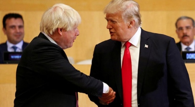 Trump ile Johnson, ABD-İngiltere ilişkilerini görüştü