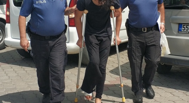 Yakalanınca balkondan atlayan Iraklı hırsızın ayağı kırıldı Yakalanınca balkondan atlayan Iraklı hırsızın ayağı kırıldı