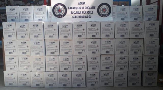 Adana'da kaçak içki operasyonu Adana'da kaçak içki operasyonu