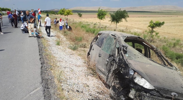 Avusturya’dan gelen gurbetçi aile kaza yaptı