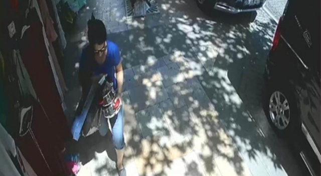 Çaydanlık seti çaldığı mağazadan bu defa tencere seti çaldı Çaydanlık seti çaldığı mağazadan bu defa tencere seti çaldı