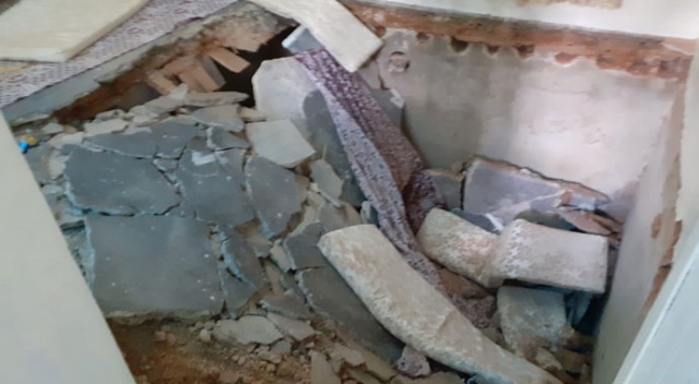 Gaziantep'te ev çöktü: 6 yaralı Gaziantep'te ev çöktü: 6 yaralı