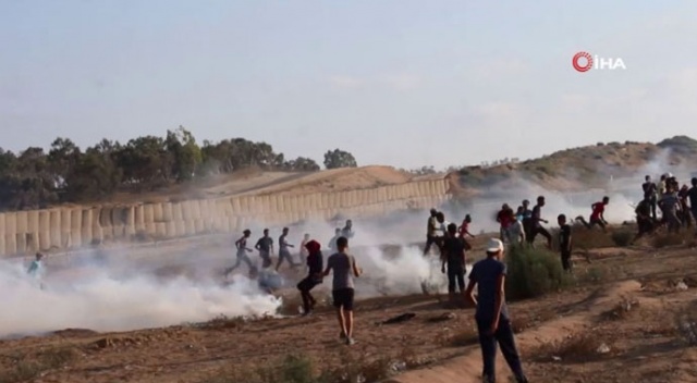 Gazze sınırında 122 kişi yaralandı Gazze sınırında 122 kişi yaralandı