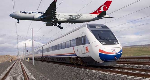 Her dört kişiden biri treni tercih etti Her dört kişiden biri treni tercih etti