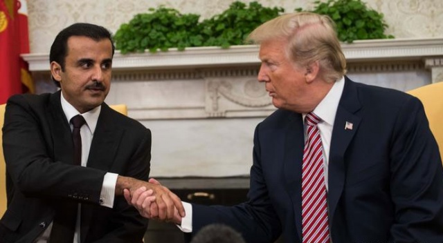 Katar Emiri ile Trump arasında telefon görüşmesi Katar Emiri ile Trump arasında telefon görüşmesi