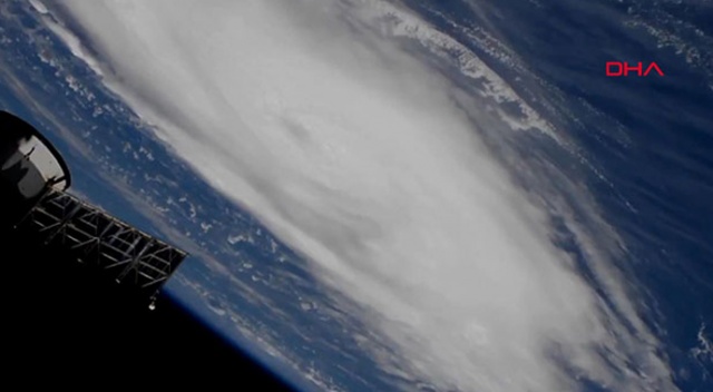 NASA, Dorian Kasırgası’nın yoğunlaştığını gösteren görüntüleri yayınladı