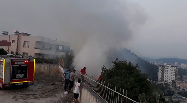 Osmaniye'de orman yangını büyümeden söndürüldü
