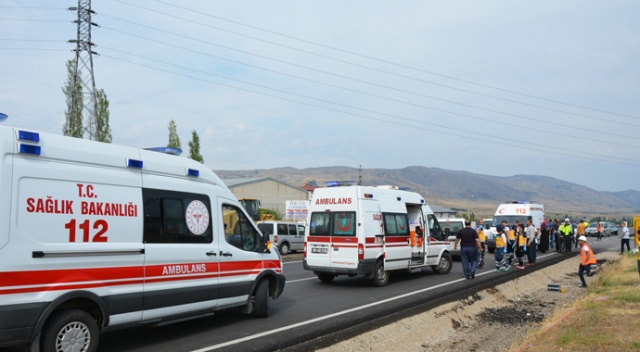 Sivas’ta trafik kazası: 9 yaralı