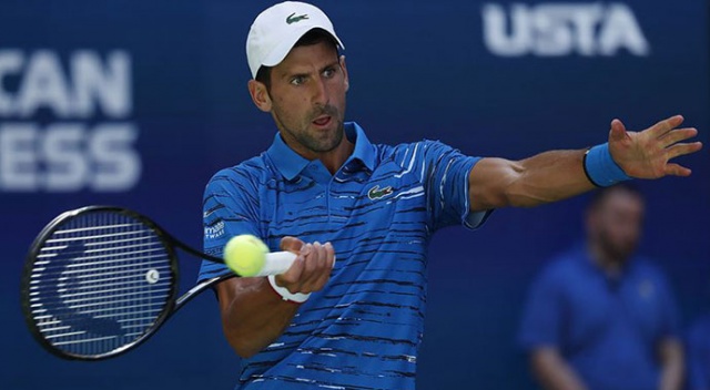 Son şampiyon Djokovic ABD Açık'ta ikinci turda Son şampiyon Djokovic ABD Açık'ta ikinci turda