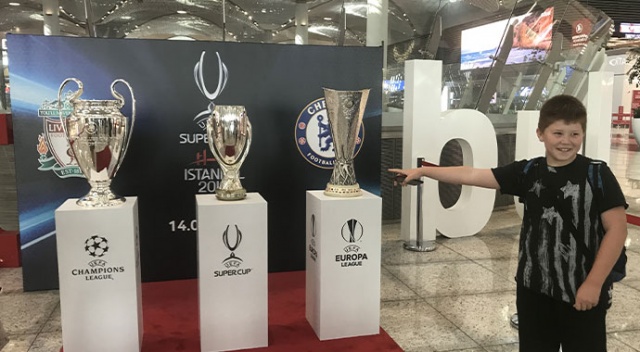 Süper Kupa, İstanbul Havalimanı'na getirildi